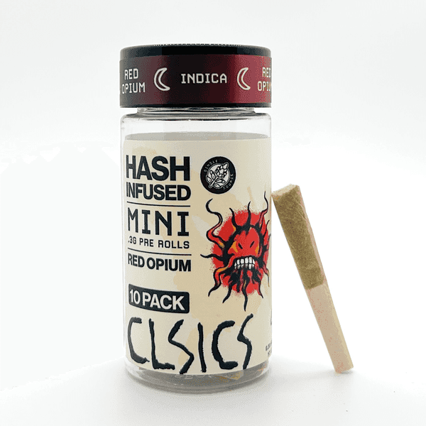 CLSICS Hash Preroll 10pk Indica Red Opium
