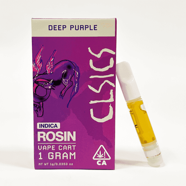 CLSICS Live Rosin Cartridge 1g Indica Deep Purple