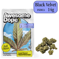Awesome Dope Smalls Flower 14g Indica Black Velvet