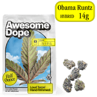 Awesome Dope Smalls Flower 14g Indica Hybrid Obama Runtz
