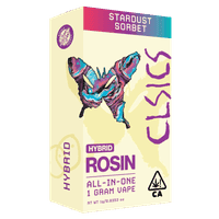 CLSICS xP Live Rosin All-In-One Cartridge 1g Hybrid Stardust Sorbet