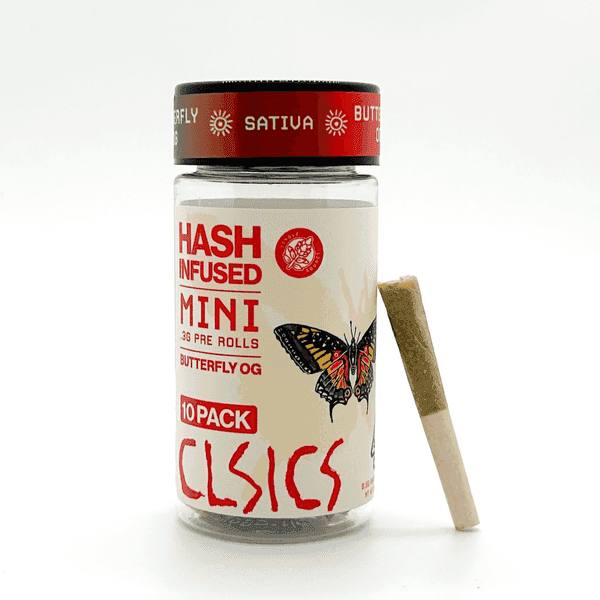 CLSICS Hash Preroll 10pk Sativa Butterfly OG