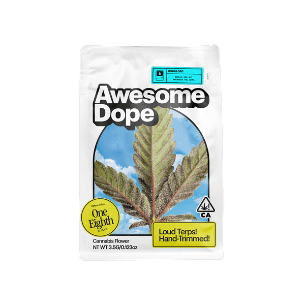 Awesome Dope Flower 3.5g Indica Hybrid Triangle Mints