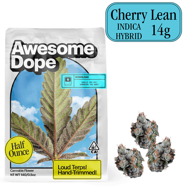 Awesome Dope Smalls Flower 14g Indica Hybrid Cherry Lean