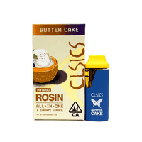 CLSICS Live Rosin All-In-One Cartridge 1g Hybrid Butter Cake