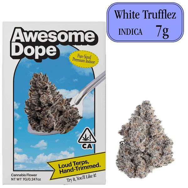 Awesome Dope Indoor Flower 7g Indica White Trufflez