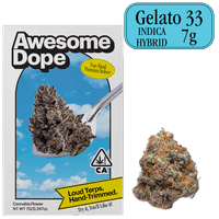 Awesome Dope Indoor Flower 7g Indica Hybrid Gelato 33