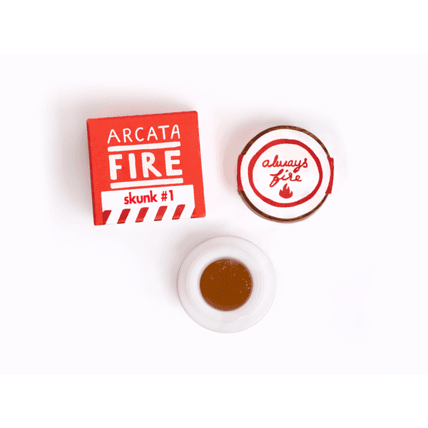 Arcata Fire 100% Live Resin Concentrate 1g Sativa Skunk #1