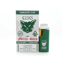 CLSICS Live Rosin All-In-One Cartridge 1g Indica Greene Cat