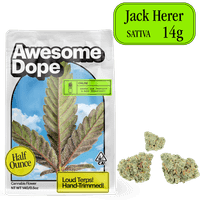 Awesome Dope Smalls Flower 14g Sativa Jack Herer