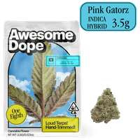 Awesome Dope Flower 3.5g Indica Hybrid Pink Gatorz